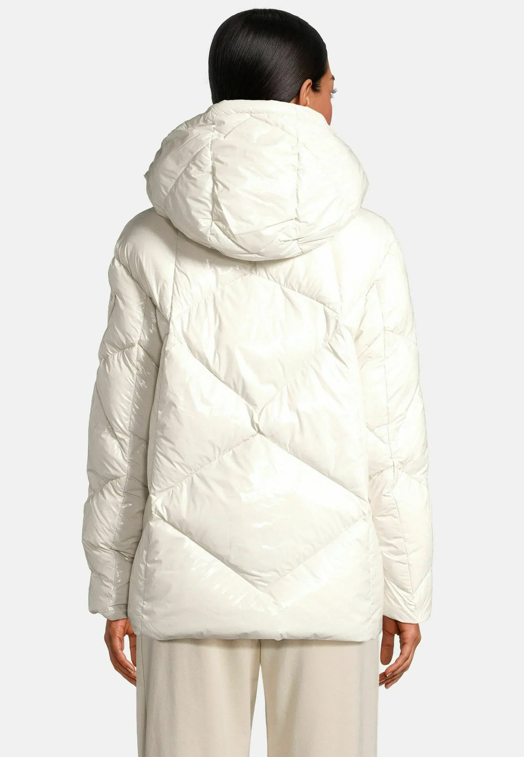 GIUBBINO BLAUER ROMBO  DONNA CON CAPPUCCIO