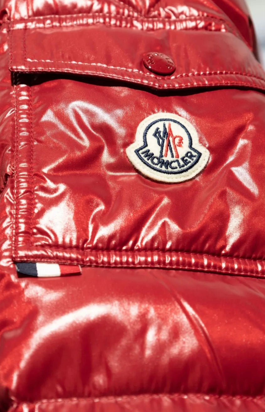 GIUBBINO MONCLER UOMO ROSSO